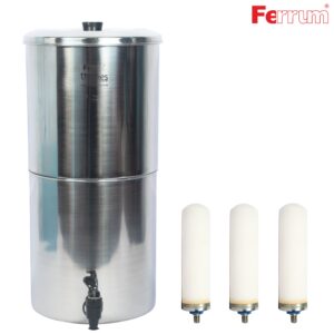 ferrum thames pure stainless steel water filter 27 litres