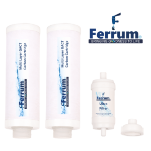 Ferrum Ultra Pure Filter Refill Kit for Gravity Water Purifier FTU20 & FTU24