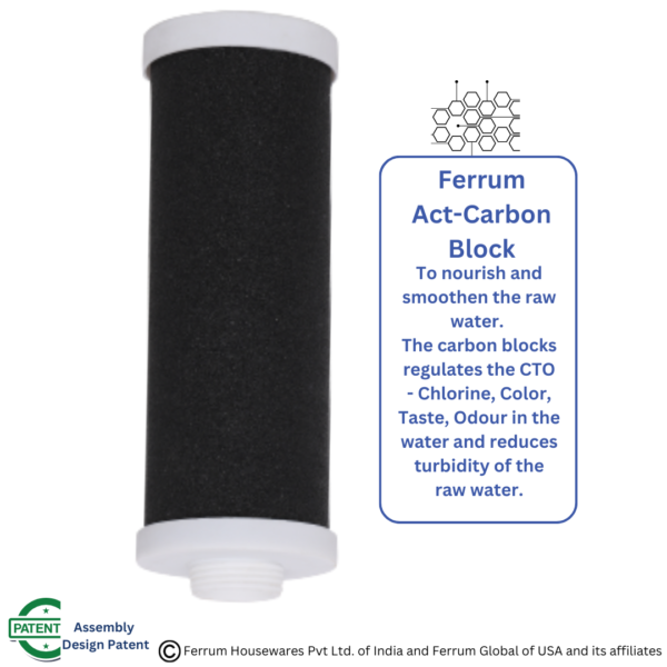ferrum activated carbon block for water filter purifier