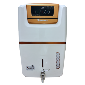 Ferrum Rio Grande RO 10 stage | With UV UF + Copper & Mineral Alkaline pH Balance 12 L RO + UV + UF + TDS + ALK + Copper Water Purifier